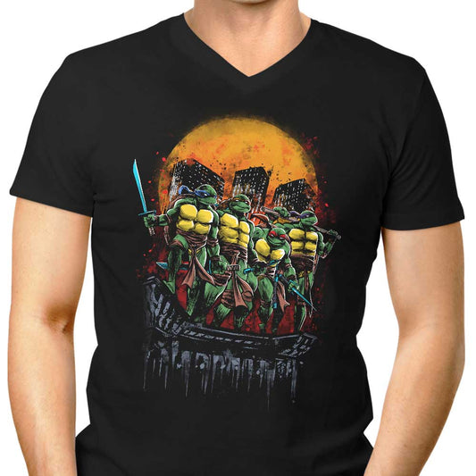 Turtles on the Roof - Men's V-Neck