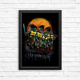 Turtles on the Roof - Posters & Prints