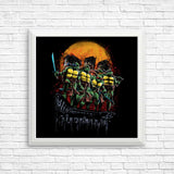 Turtles on the Roof - Posters & Prints