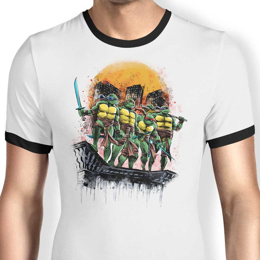 Turtles on the Roof - Ringer T-Shirt