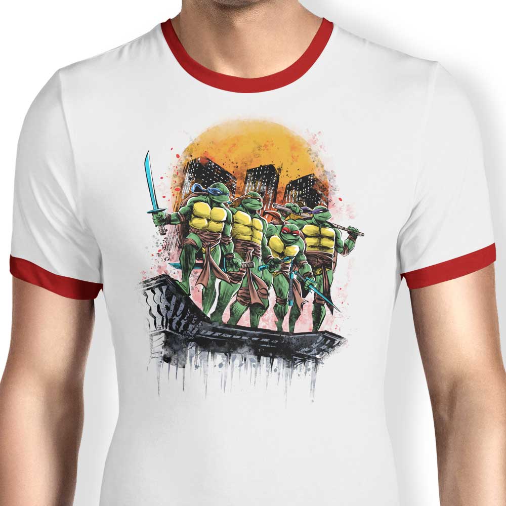 Turtles on the Roof - Ringer T-Shirt