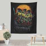 Turtles on the Roof - Wall Tapestry