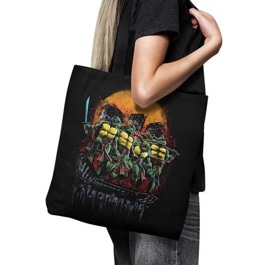 Turtles on the Roof - Tote Bag