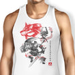 Twilight Wolf Sumi-e - Tank Top