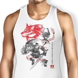 Twilight Wolf Sumi-e - Tank Top
