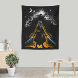 Twin Blade Fulcrum - Wall Tapestry