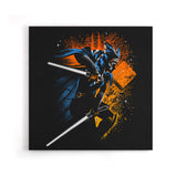 Twin White Blades - Canvas Print