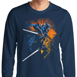 Twin White Blades - Long Sleeve T-Shirt