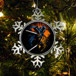 Twin White Blades - Ornament