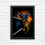 Twin White Blades - Posters & Prints