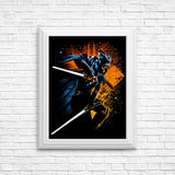 Twin White Blades - Posters & Prints