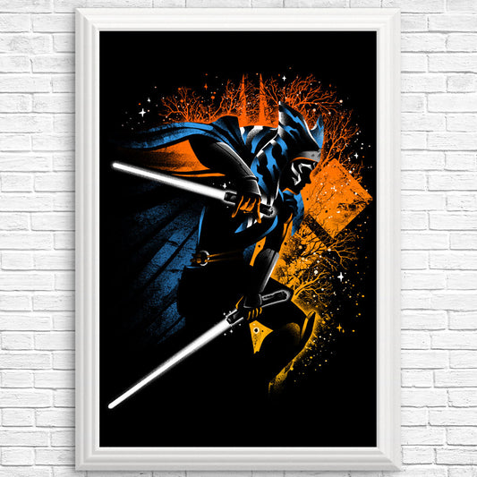 Twin White Blades - Posters & Prints