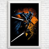 Twin White Blades - Posters & Prints