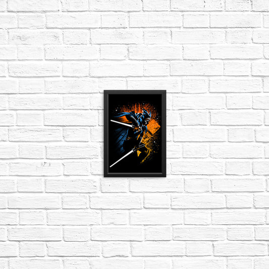 Twin White Blades - Posters & Prints