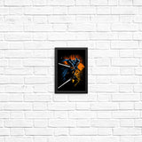 Twin White Blades - Posters & Prints