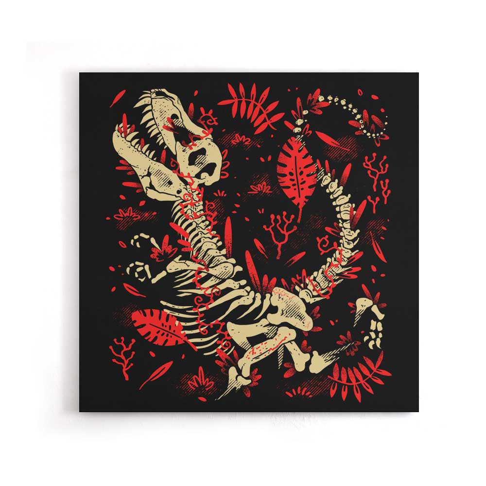 Tyrannosaurus Fossils - Canvas Print