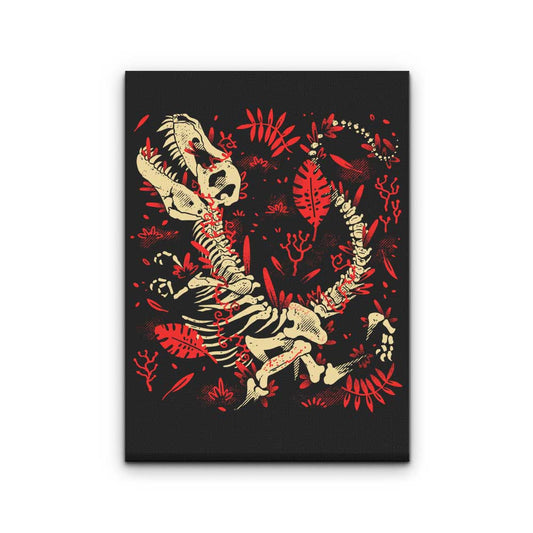 Tyrannosaurus Fossils - Canvas Print