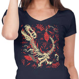 Tyrannosaurus Fossils - Women's V-Neck
