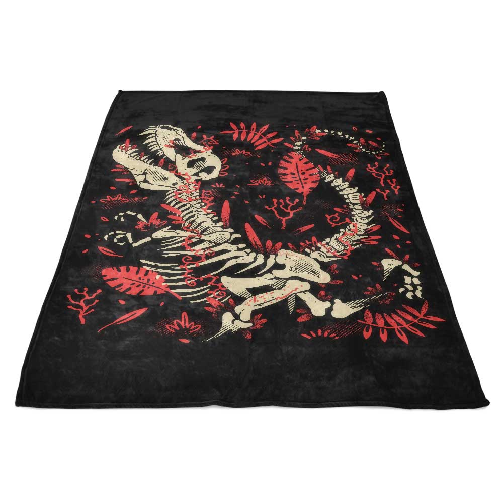 Tyrannosaurus Fossils - Fleece Blanket