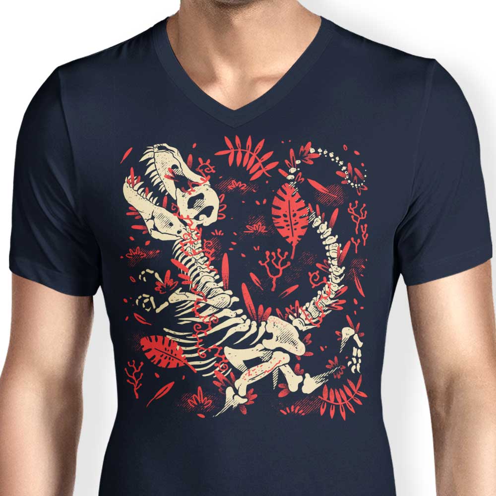 Tyrannosaurus Fossils - Men's V-Neck