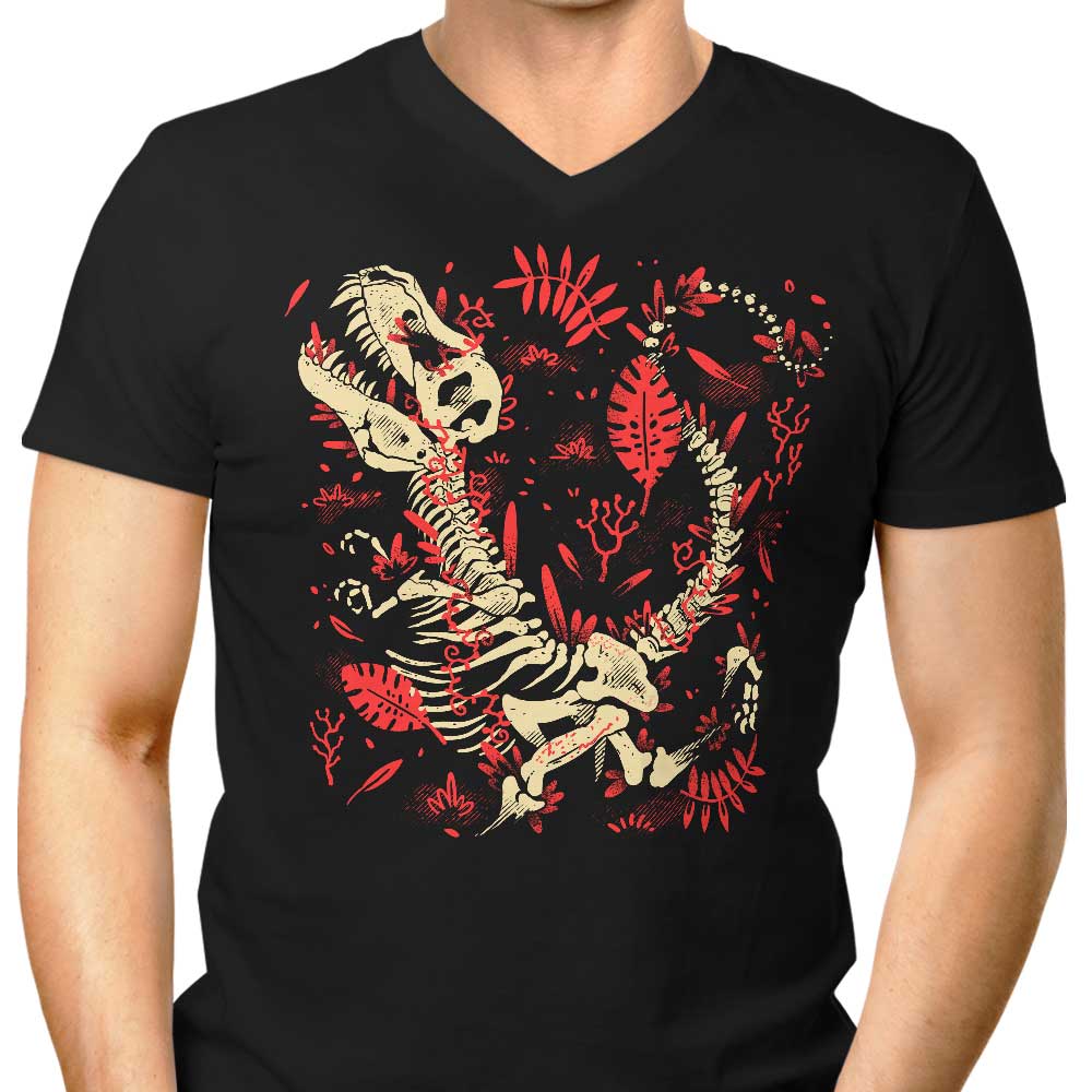 Tyrannosaurus Fossils - Men's V-Neck