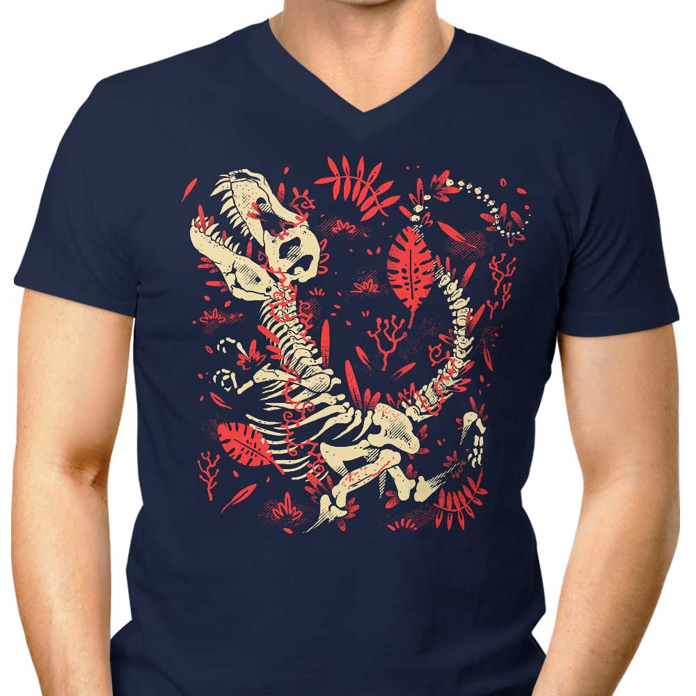 Tyrannosaurus Fossils - Men's V-Neck