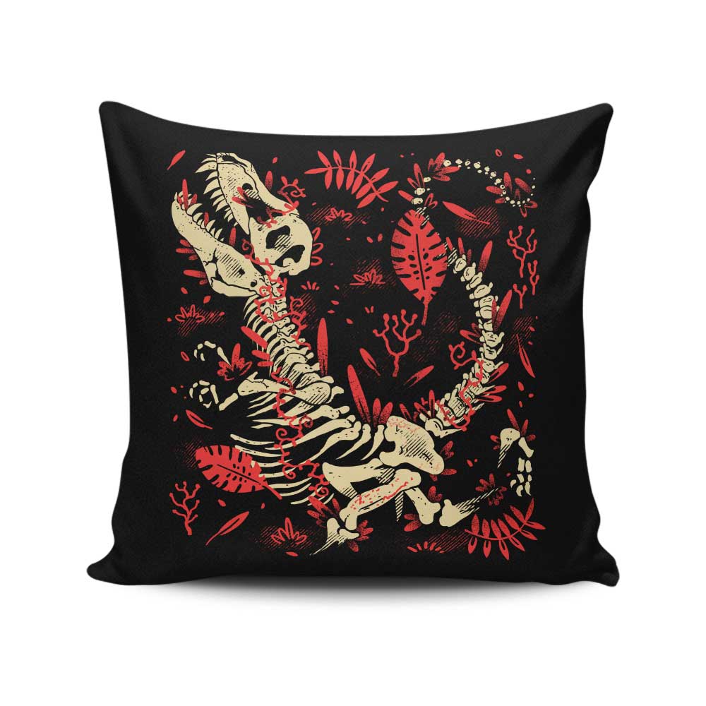 Tyrannosaurus Fossils - Throw Pillow