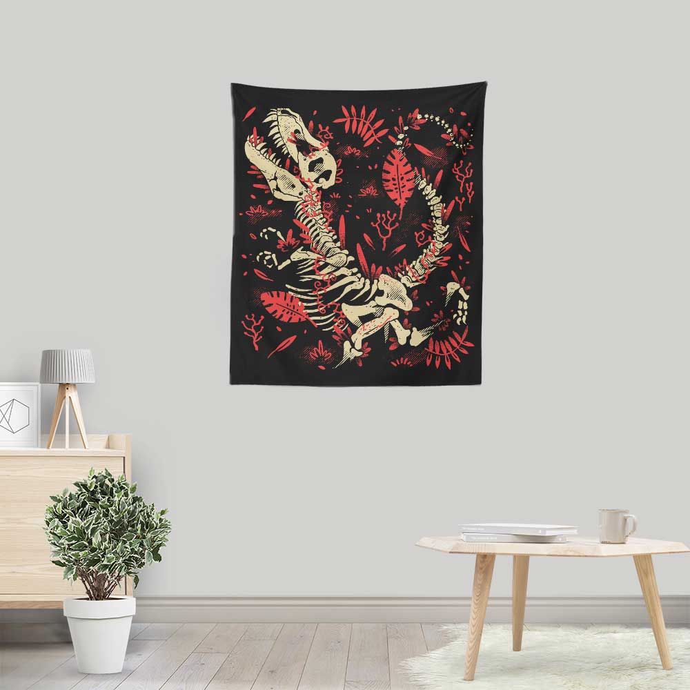 Tyrannosaurus Fossils - Wall Tapestry