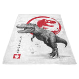 Tyrannosaurus Sumi-e - Fleece Blanket