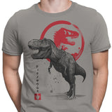Tyrannosaurus Sumi-e - Men's Apparel
