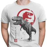 Tyrannosaurus Sumi-e - Men's Apparel