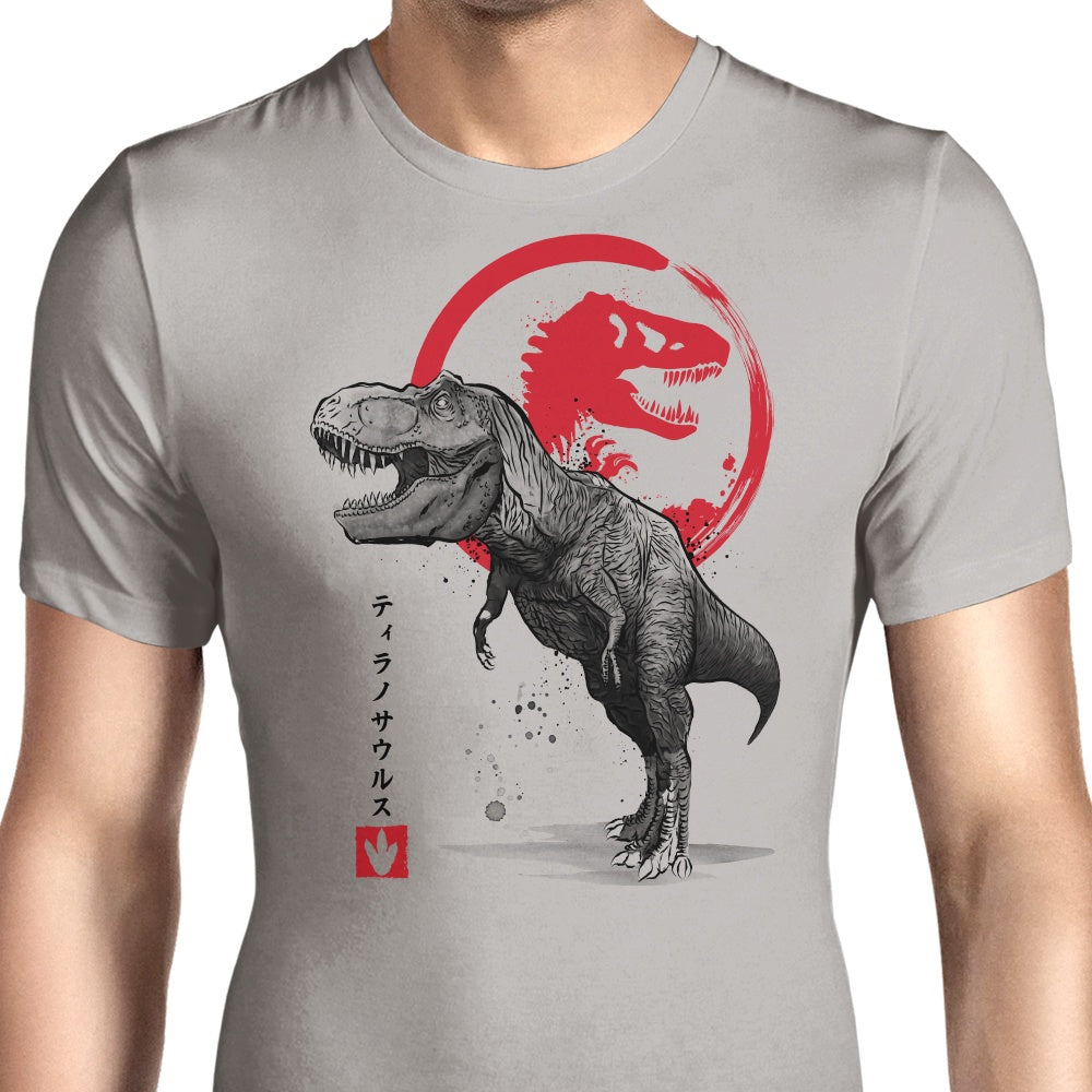 Tyrannosaurus Sumi-e - Men's Apparel