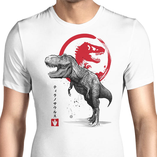 Tyrannosaurus Sumi-e - Men's Apparel