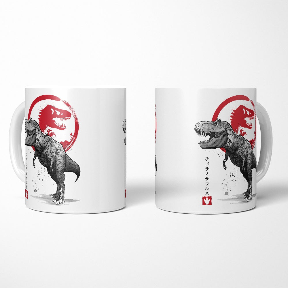 Tyrannosaurus Sumi-e - Mug