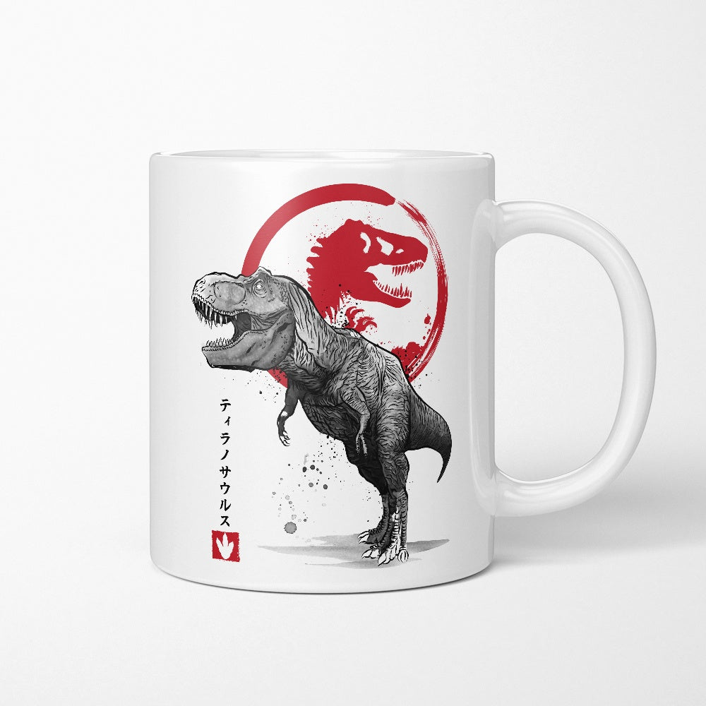 Tyrannosaurus Sumi-e - Mug
