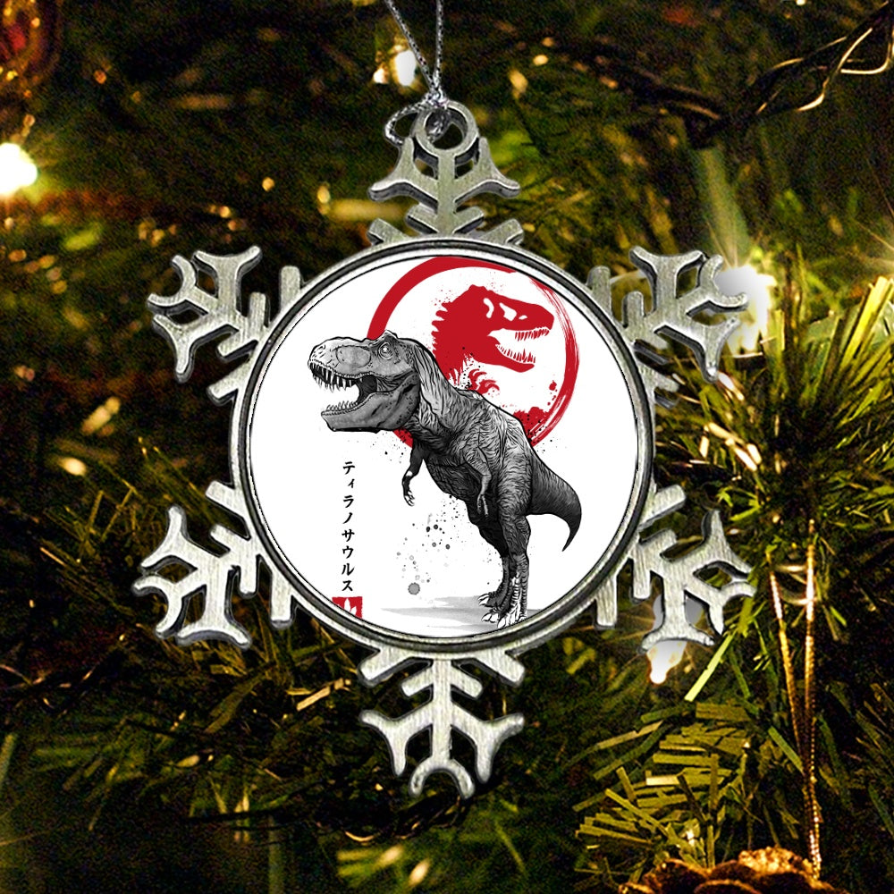 Tyrannosaurus Sumi-e - Ornament