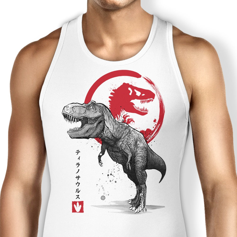 Tyrannosaurus Sumi-e - Tank Top