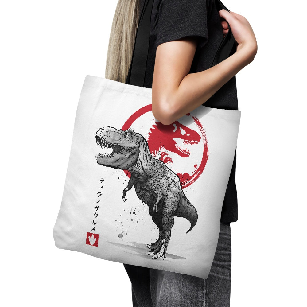 Tyrannosaurus Sumi-e - Tote Bag