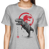 Tyrannosaurus Sumi-e - Women's Apparel