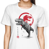 Tyrannosaurus Sumi-e - Women's Apparel