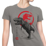 Tyrannosaurus Sumi-e - Women's Apparel