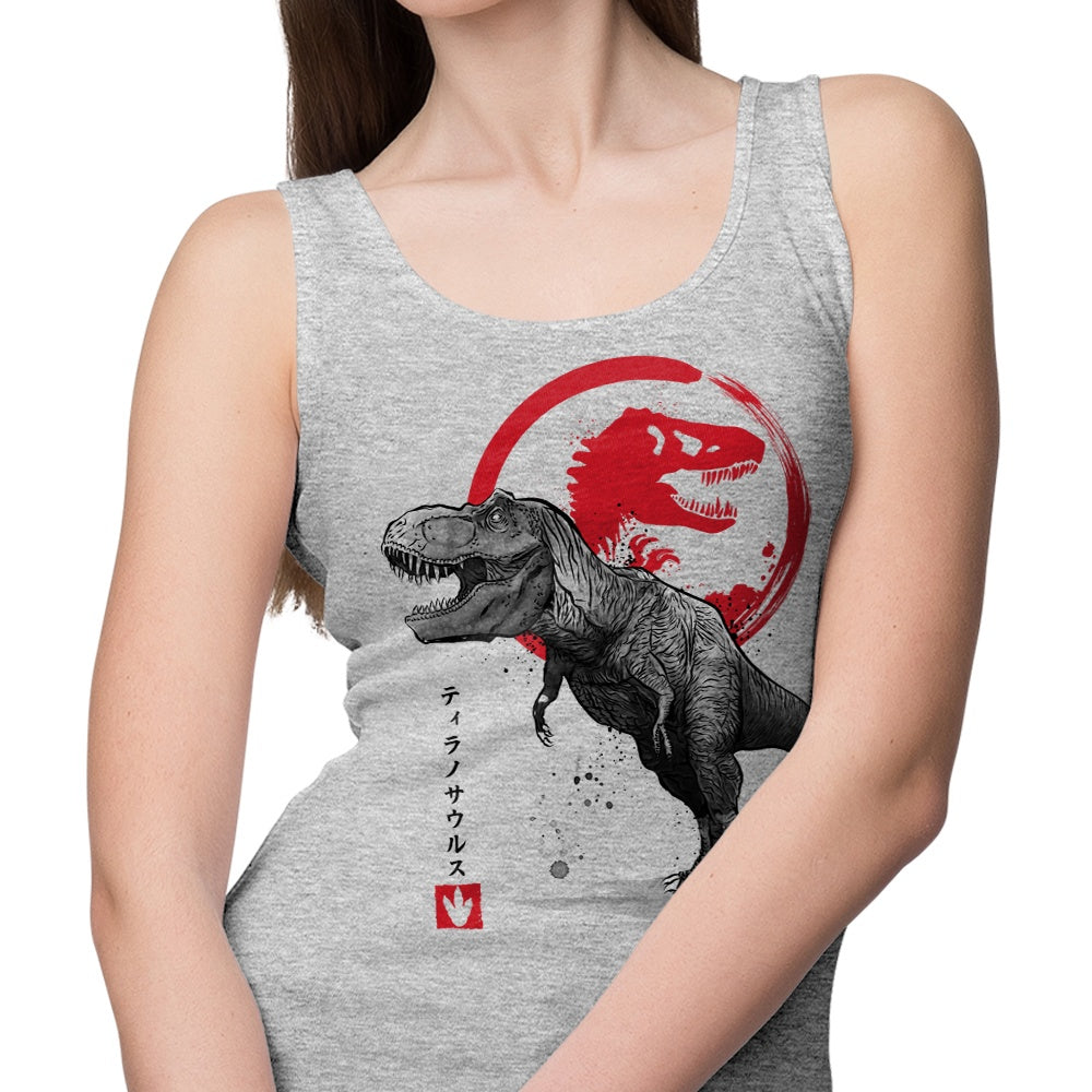 Tyrannosaurus Sumi-e - Tank Top
