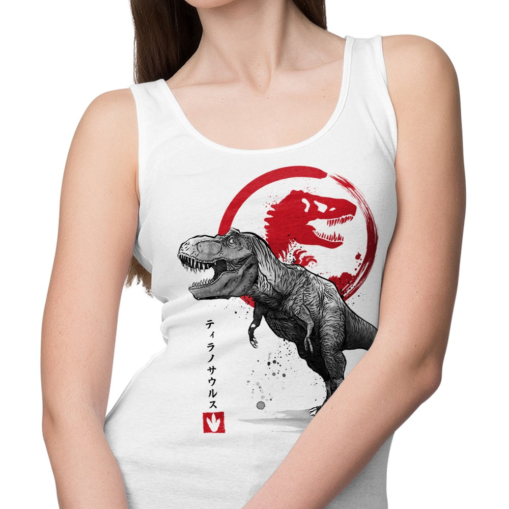 Tyrannosaurus Sumi-e - Tank Top