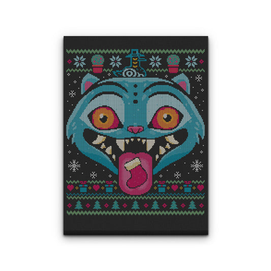 Ugly Derpy Sweater - Canvas Print