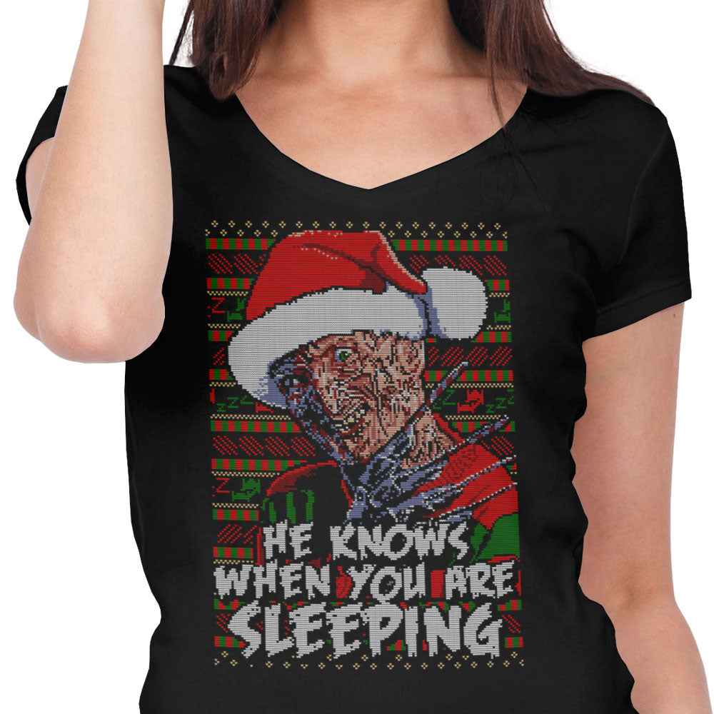 Ugly Nightmare Sweater - Women's V-Neck