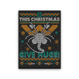 Ugly Xmas Hugs - Canvas Print