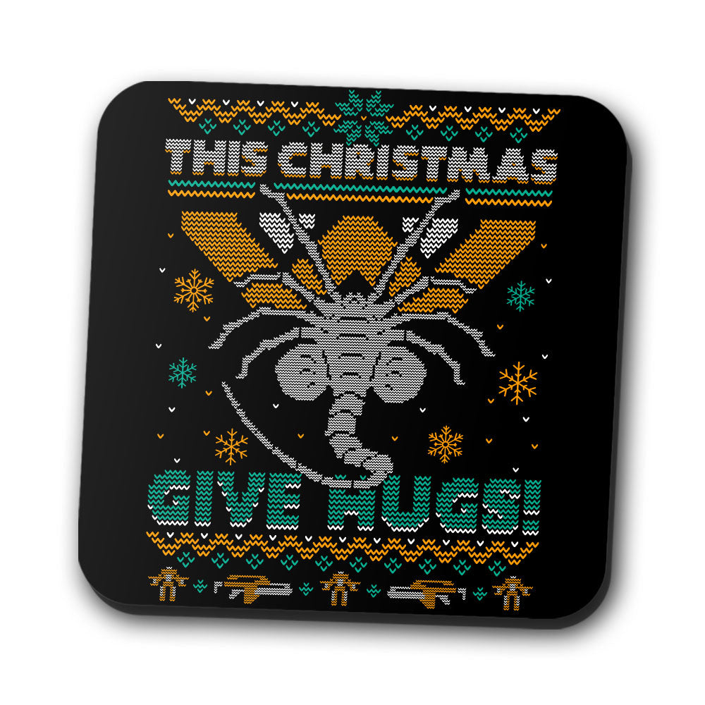 Ugly Xmas Hugs - Coasters