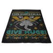Ugly Xmas Hugs - Fleece Blanket