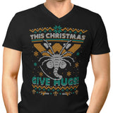 Ugly Xmas Hugs - Men's V-Neck