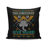 Ugly Xmas Hugs - Throw Pillow